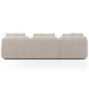 Ver imagem 6 de Sofá 4 Lugares para Sala de Estar Living 288cm Arlo F04 Bouclê Bege - Lyam Decor