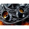 Cordão de Luz Preto 5mt c/10 soquete E27 Cabo 1,5mm Starlux - 3