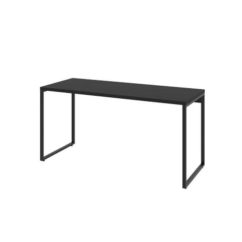 Mesa Office 150X60X75Cm Preto Ônix / Est.Preta