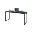 Ver imagem 2 de Mesa Office 150X60X75Cm Preto Ônix / Est.Preta