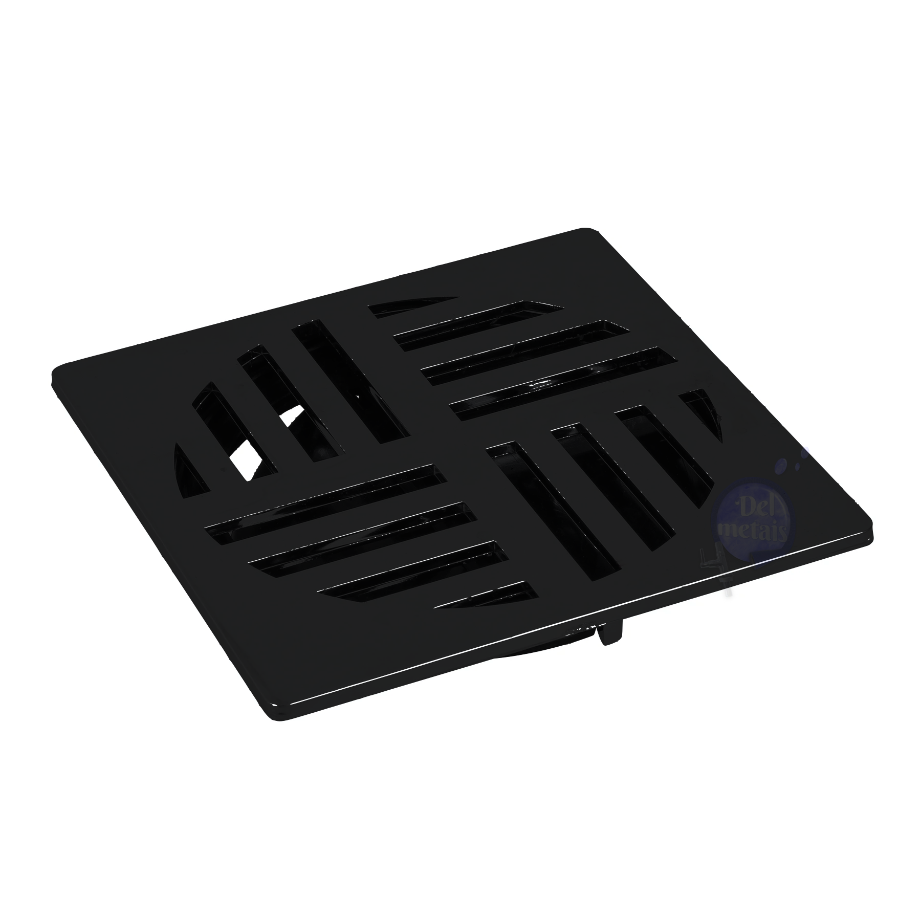 Grelha para Ralo 90mm Fechamento Automático Abs Del Metais Black - 1