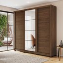 Ver imagem 1 de Guarda-Roupa Roupeiro 3 Portas Deslizantes 4 Gavetas Blossom Henn