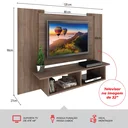 Ver imagem 2 de Painel para Tv até 48 Polegadas 120cm com Nicho