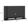 Painel para TV até 60 Polegadas 180cm com Prateleira de Vidro Yescasa - 4