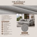 Ver mais imagens de Sofá Retrátil Reclinável Luxury 2,40m Molas Ensacadas Boucle - Cinza