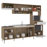 Cozinha Compacta Modulada 8 Portas 1 Gaveta Inova  - 3