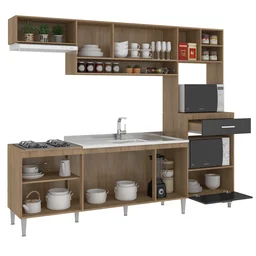 Cozinha Compacta 8 Portas 1 Gaveta Inova  - 2