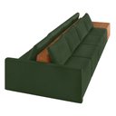 Ver imagem 7 de Sofá Ilha 4 Lugares Living 512cm Modulado para Sala Lary Veludo Verde K01 - D'Rossi