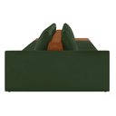 Ver imagem 5 de Sofá Ilha 4 Lugares Living 512cm Modulado para Sala Lary Veludo Verde K01 - D'Rossi
