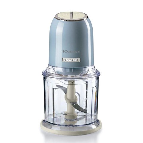 Triturador de Alimentos Ariete Vintage Azul 250W 2 Velocidades 110V - Linha Retrô Modelo 438