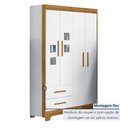 Ver imagem 5 de Guarda Roupa de Bebê 100% MDF 4 Portas 2 Gavetas Fly