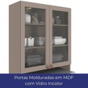 Ver imagem 6 de Cozinha Completa Modulada Americana 4 Peças com Paneleiro Torre Quente e Balcão com Tampo Unna Yesca
