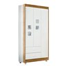 Guarda Roupa de Bebê 100% MDF 3 Portas 2 Gavetas Life - 8