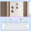 Ver mais imagens de Guarda Roupa de Bebê 100% MDF 3 Portas 2 Gavetas Life Branco/Flex Color/Ypê
