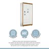 Guarda Roupa de Bebê 100% MDF 3 Portas 2 Gavetas Life - 9