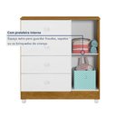 Ver imagem 4 de Cômoda de Bebê 100% MDF 1 Porta 4 Gavetas Life