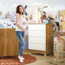 Ver imagem 4 de Cômoda de Bebê 100% MDF 4 Gavetas Soft Life