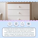 Ver imagem 7 de Cômoda de Bebê 100% MDF 4 Gavetas Soft Life Branco/Madeirado Ypê