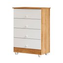 Ver imagem 6 de Cômoda de Bebê 100% MDF 4 Gavetas Soft Life