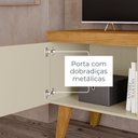 Ver imagem 7 de Rack Bancada para TV até 43 Polegadas 108cm 1 Porta Doca Cumaru e Opala