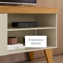 Ver mais imagens de Rack Bancada para TV até 43 Polegadas 108cm 1 Porta Doca Cumaru e Opala