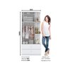 Guarda Roupa Labirinto com 2 Portas e 2 Gavetas – Branco - 6