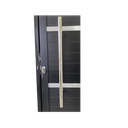 Ver imagem 4 de Porta Lambril com Puxador e Friso Alumínio Preto Linha 25:Esquerda/ 210 x 90