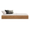 Ver imagem 2 de Cama Auxiliar 100% MDF Solteiro 23CMX188CMX88CM Marrom/Ypê