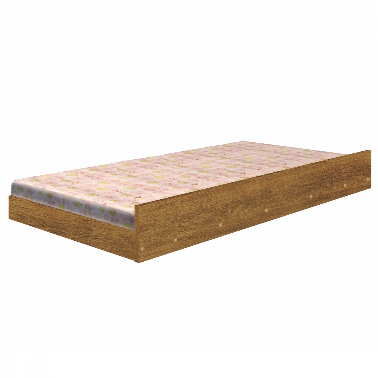 Cama Auxiliar 100% MDF Solteiro 23cmx188cmx88cm - 1