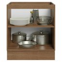 Ver imagem 4 de Balcão de Cozinha 70 cm 2 Portas (sem Tampo) Rustic/Crema Vik Madesa