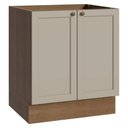 Ver imagem 1 de Balcão de Cozinha 70 cm 2 Portas (sem Tampo) Rustic/Crema Vik Madesa