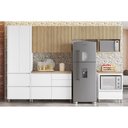 Ver imagem 1 de Cozinha Completa Rainha Gourmet 6 Peças (3 Aéreos + 1 Paneleiro + 2 Balcões) C6p39 Branca/nature