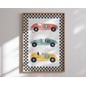 Kit 3 Quadros Carros Coloridos de Corrida Quarto Menino Infantil Bebê - 4