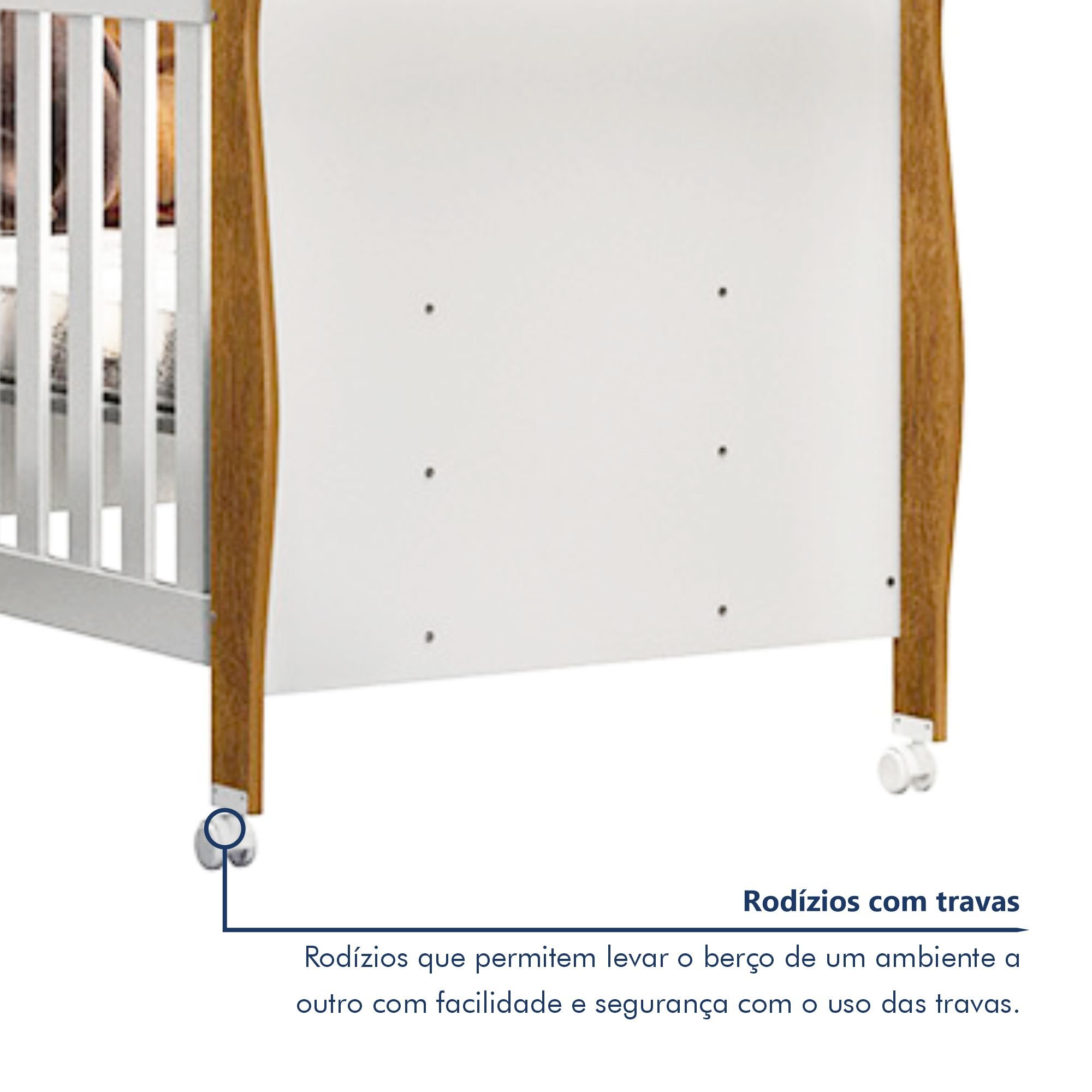 Berço Mini Cama 100% MDF Slim - 5