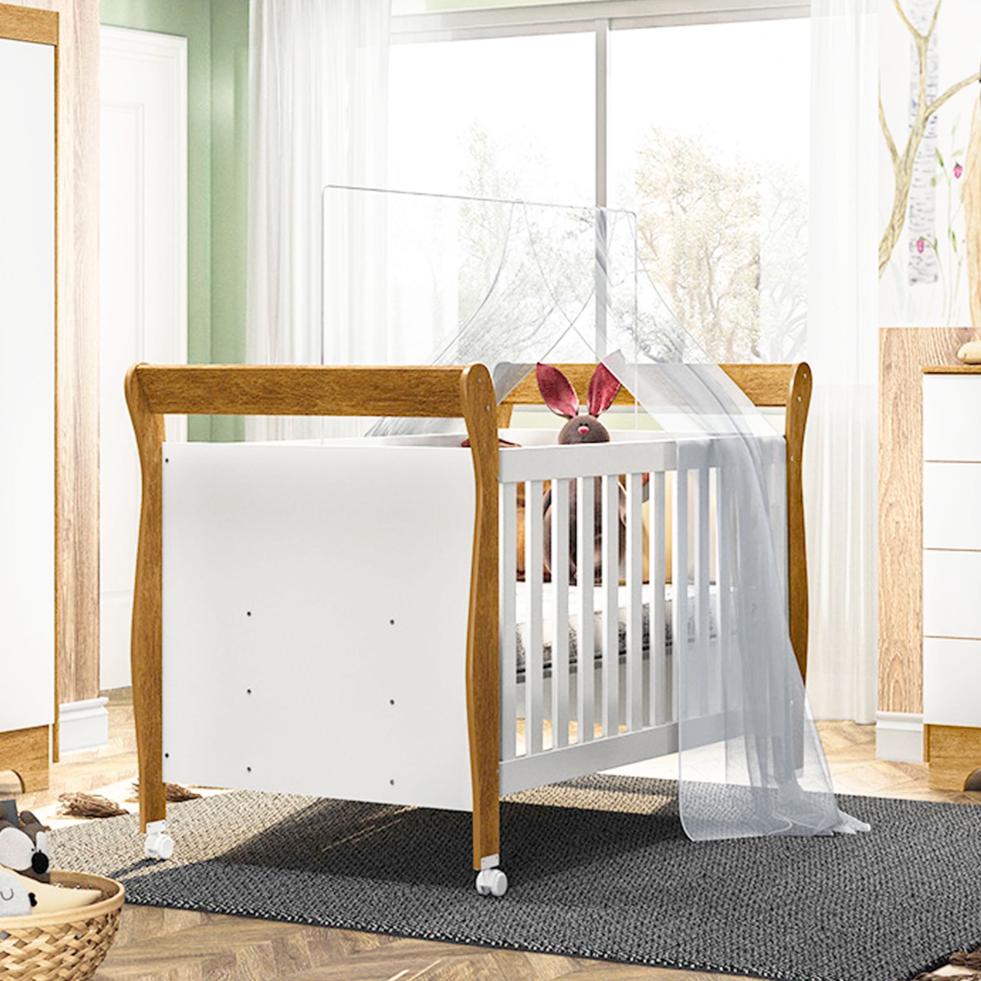 Berço Mini Cama 100% MDF Slim - 1