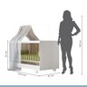 Berço Mini Cama 100% MDF Flocos - 4