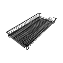 Ver imagem 2 de Escorredor de Embutir Preto com Bandeja Inox Jomer 2478 - 23 Pratos 570 X 70 X 300 Mm
