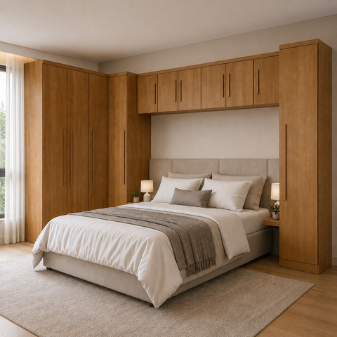 Guarda Roupa Modulado Dallas 7 Módulos 11 Portas de Bater 3 Gavetas