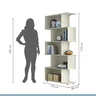 Estante para Livros 100% MDF com 5 Nichos - 3
