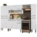 Ver imagem 3 de Armário de Cozinha Completa 261cm Branco Emilly Hit Madesa