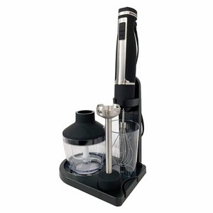 Blendtec Liquidificador de Mão com 3 Acessórios e Jarra 20 Oz - Aço Inoxidável