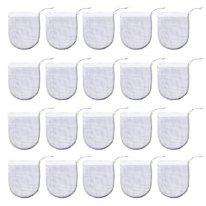 Kit 20 Unidades Filtros para Bomba de Chimarrão Nylon com Cordão para Amarrar Bortonaggio