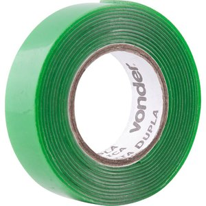 Fita dupla face acrílica 19mmx2m incolor - Vonder