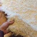 Ver imagem 3 de Tapete Artesanal Algodão Cru Passadeira Peludo Plush 60 x 150