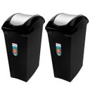 Ver imagem 4 de Lixeira Dupla 15L de Embutir com Corrediças Telescópicas Deslizantes Giosul Preto