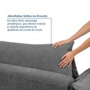 Ver mais imagens de Sofá 2 Lugares 240cm Comfy CabeCasa MadeiraOriginals Cinza Grafite