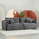 Ver imagem 1 de Sofá 2 Lugares 240cm Comfy CabeCasa MadeiraOriginals Cinza Grafite