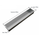 Ver imagem 2 de Calha Seca Embutida Kitchen de Sobrepor 100cm em Aço Inox Escovado