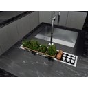 Ver imagem 1 de Calha Seca Embutida Kitchen de Sobrepor 100cm em Aço Inox Escovado