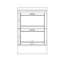 Ver imagem 6 de Balcão Milla 2 Gavetas Nog/cinza 60cm Carraro